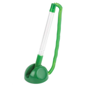 Ручка шариковая Brauberg Стенд-Пен в зелёном корпусе - 0,5 мм - Синяя