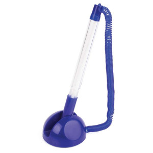 Ручка шариковая Brauberg Стенд-Пен в синем корпусе - 0,5 мм - Синяя