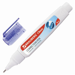 Корректор-ручка Brauberg Standard - 9 мл - Металлический наконечник