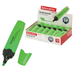 Маркер текстовый Brauberg Delta - 1-5 мм - Зеленый