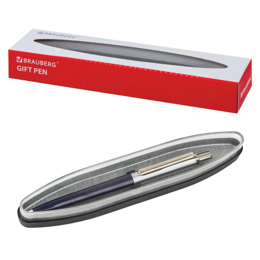 Ручка шариковая подарочная Brauberg Soprano - 0,5мм - Синяя Ручка шариковая подарочная Brauberg Soprano - 0,5мм - Синяя