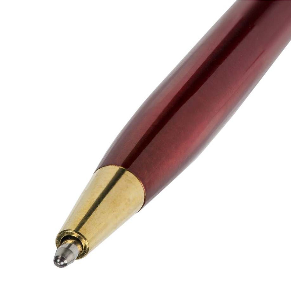 Ручка шариковая подарочная автоматическая Brauberg Slim Burgundy - 0,7 мм - Синяя Ручка шариковая подарочная автоматическая Brauberg Slim Burgundy - 0,7 мм - Синяя