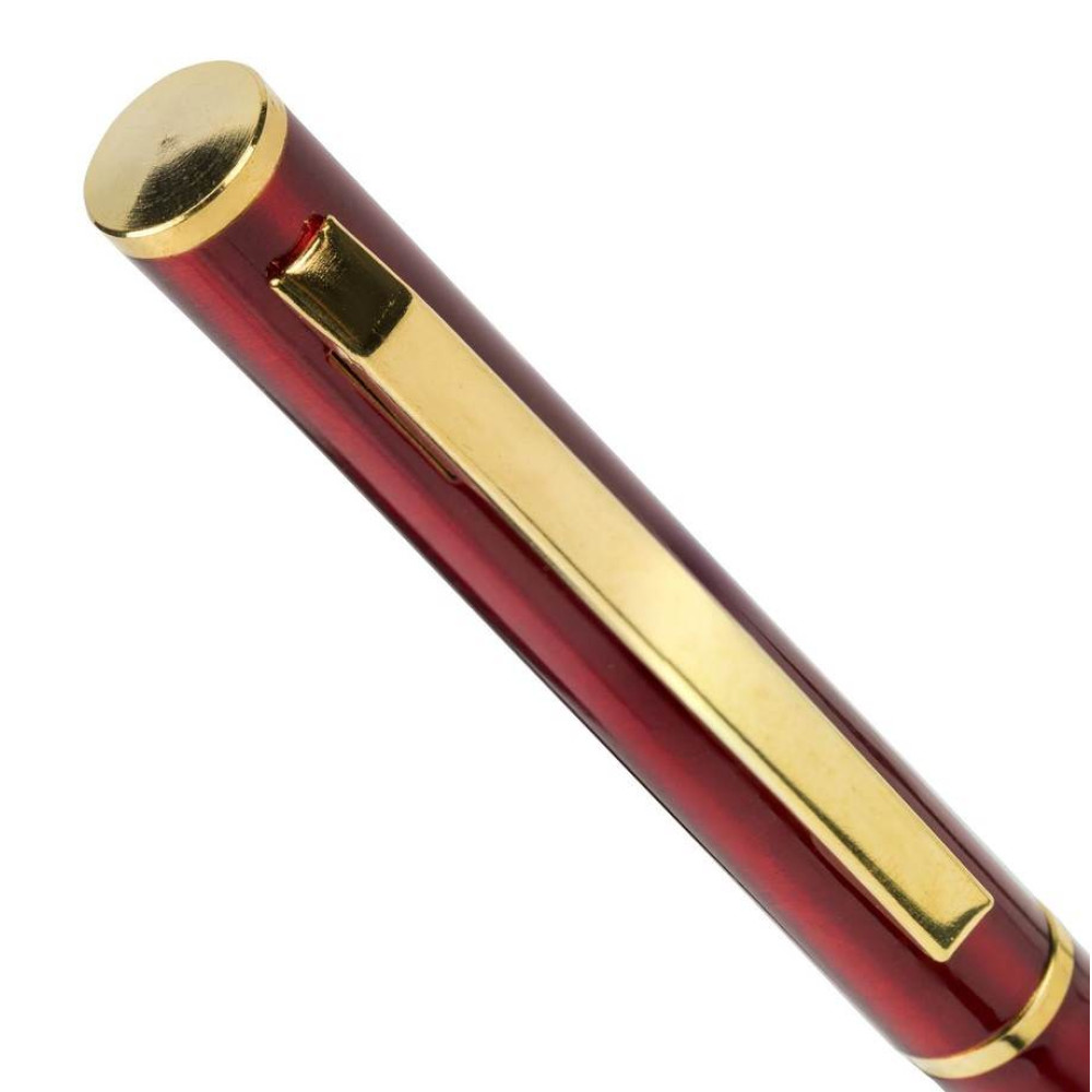 Ручка шариковая подарочная автоматическая Brauberg Slim Burgundy - 0,7 мм - Синяя Ручка шариковая подарочная автоматическая Brauberg Slim Burgundy - 0,7 мм - Синяя