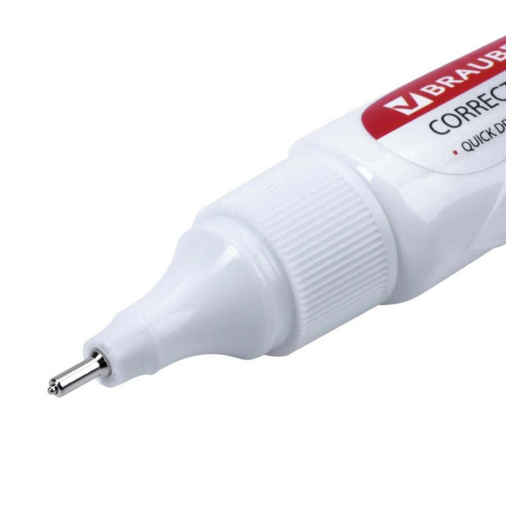 Корректор-ручка Brauberg Standard - 7 мл - Металлический наконечник Корректор-ручка Brauberg Standard - 7 мл - Металлический наконечник