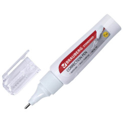 Корректор-ручка Brauberg Standard - 7 мл - Металлический наконечник Корректор-ручка Brauberg Standard - 7 мл - Металлический наконечник