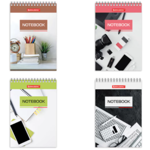 Блокнот Brauberg Идеальный офис на спирали - А6 - 40 листов