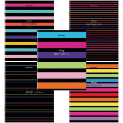 Тетрадь Brauberg Color Stripes - А5 - 96 листов - Клетка