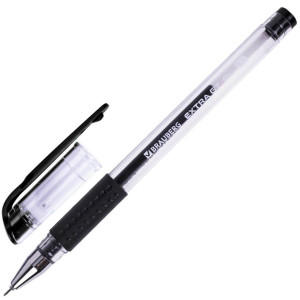 Ручка гелевая Brauberg Extra - 0,5 мм - Чёрная