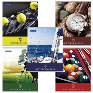 Тетрадь Brauberg Клуб джентльменов - А5 - 48 листов - Клетка