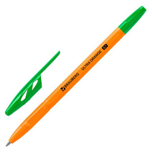 Ручка шариковая Brauberg Ultra Orange - 0,7 мм - Зеленая