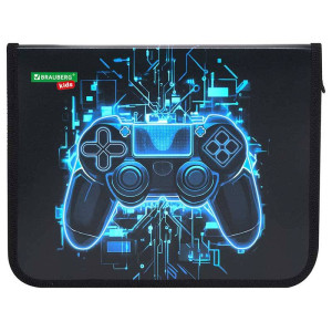Папка для тетрадей Brauberg Digital gamepad - 1 отделение - А5 - На молнии