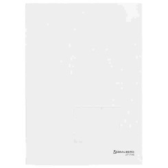 Папка-уголок с карманом Brauberg Extra - 180 мкм - Бесцветная Папка-уголок с карманом Brauberg Extra - 180 мкм - Бесцветная