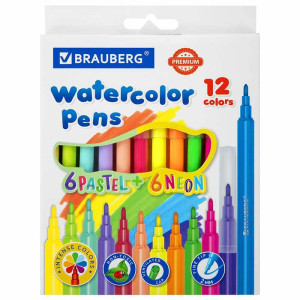 Фломастеры Brauberg Premium - 12 цветов