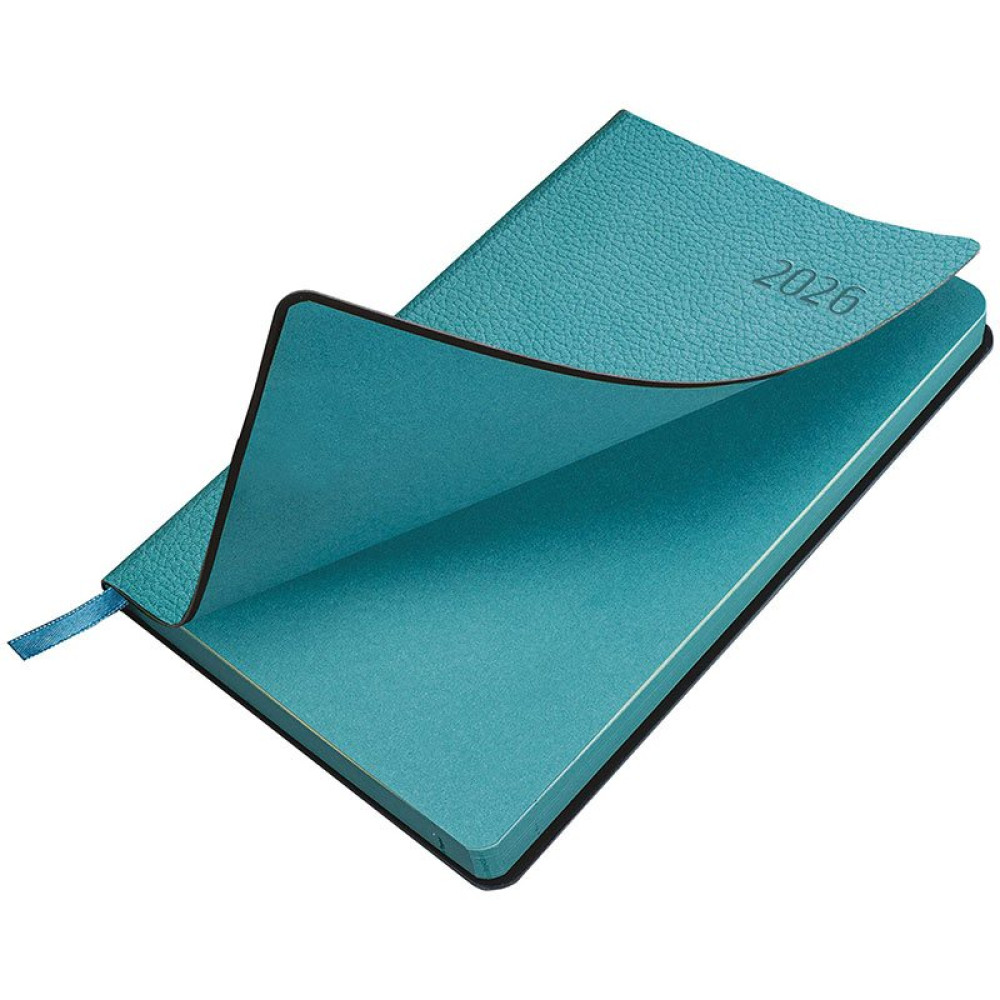 Ежедневник датированный Brauberg Stylish - А5 - 160 листов - Бирюзовый Ежедневник датированный Brauberg Stylish - А5 - 160 листов - Бирюзовый