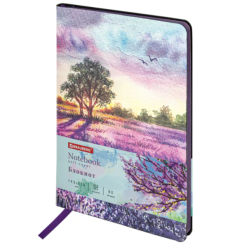 Бизнес-блокнот Brauberg Vista Violet - А5 - 80 листов