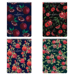 Блокнот Brauberg Гранаты - А5 - На спирали - 60 листов