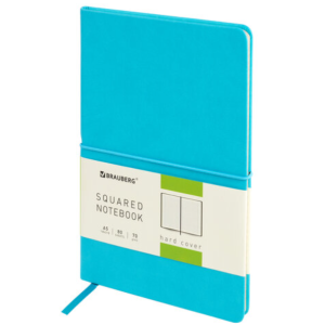 Бизнес-блокнот Brauberg Metropolis X с резинкой - А5 - 80 листов