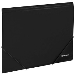 Папка на резинке Brauberg Universal - А4 - 500 мкм - Черная