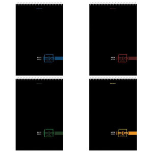 Блокнот Brauberg Dark - А4 - На спирали - 80 листов