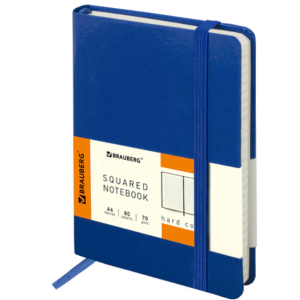 Блокнот Brauberg Metropolis с резинкой - А6 - 80 листов