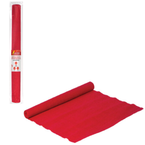 Бумага гофрированная Остров Сокровищ - 110 г/м2 - 50*250 см - Красная