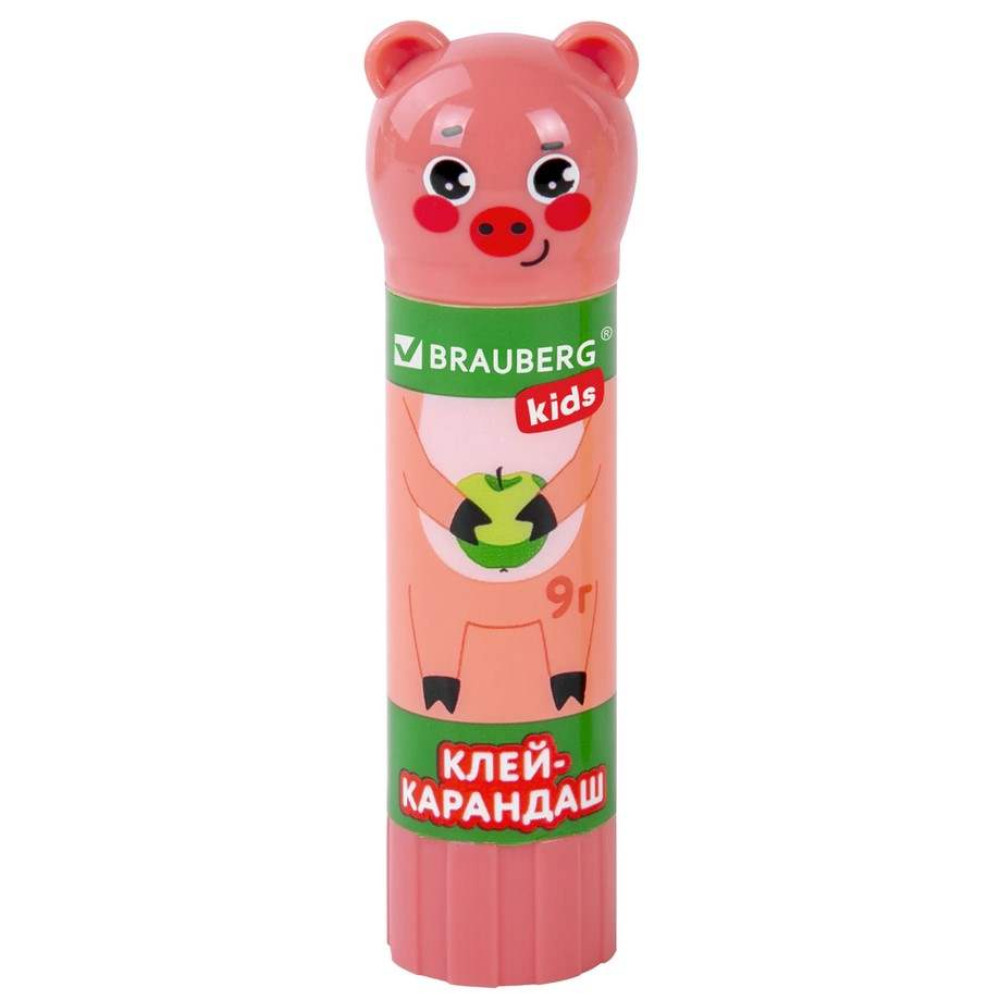 Клей-карандаш Brauberg Зверята - 9 г Клей-карандаш Brauberg Зверята - 9 г