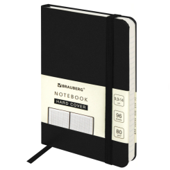 Бизнес-блокнот Brauberg Ultra с резинкой - А6 - Черный - 96л Бизнес-блокнот Brauberg Ultra с резинкой - А6 - Черный - 96л