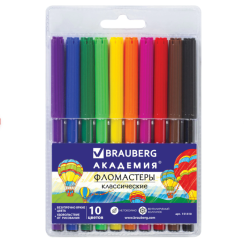 Фломастеры Brauberg Академия - 10цв