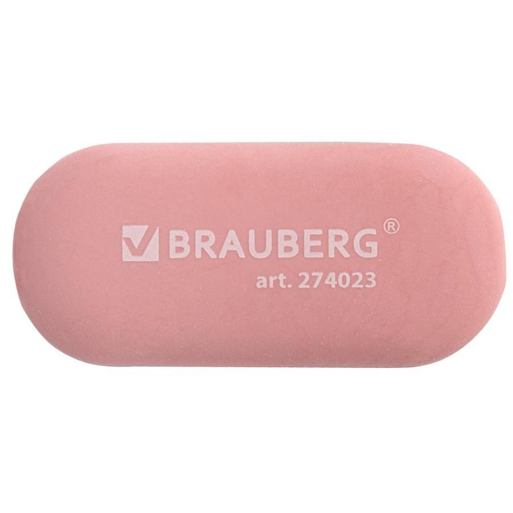 Ластик Brauberg Pastel - 50*23*10 мм - Ассорти Ластик Brauberg Pastel - 50*23*10 мм - Ассорти