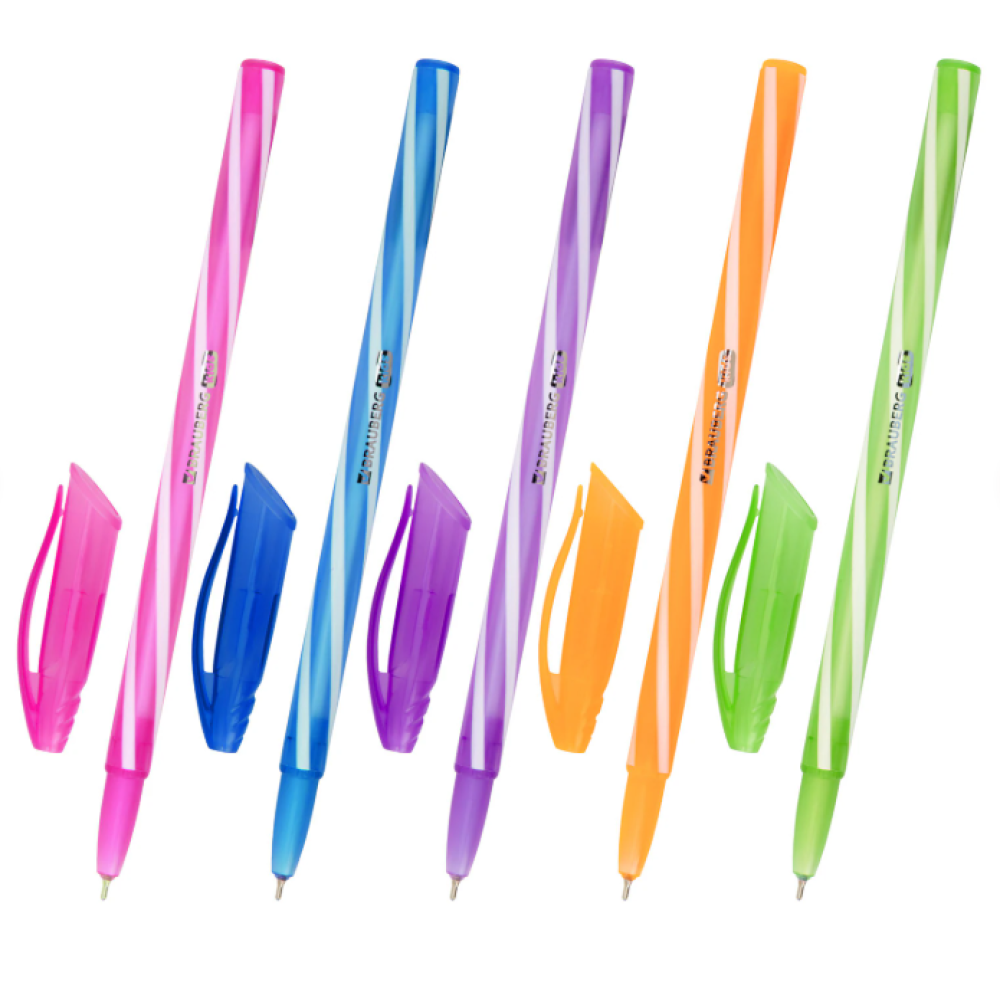 Ручка шариковая Brauberg Kids Twist - 0,7 мм - Синяя Ручка шариковая Brauberg Kids Twist - 0,7 мм - Синяя