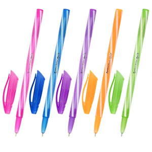 Ручка шариковая Brauberg Kids Twist - 0,7 мм - Синяя