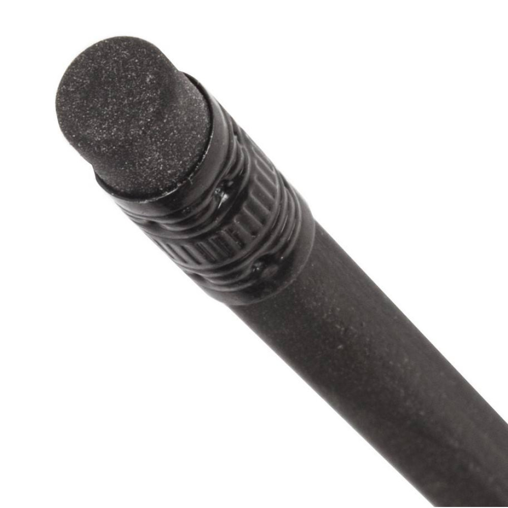 Карандаш простой Brauberg Black Jack - Чернографитный - HB - С ластиком - Заточен Карандаш простой Brauberg Black Jack - Чернографитный - HB - С ластиком - Заточен