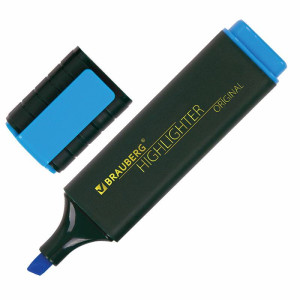 Маркер текстовый Brauberg Original - 1-5 мм - Голубой