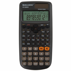 Калькулятор инженерный Brauberg SC-82MSС - 10+2 разрядов - Черный