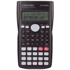 Калькулятор инженерный Cromex СX-240BK - 10+2 разрядов - Черный