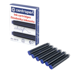 Чернильные капсулы Centropen - Синие - 6 штук