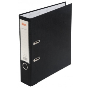 Папка-регистратор Class - А4 - 75 мм - Чёрная