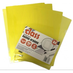 Папка-уголок Class - А4 - 180 мкм - Жёлтая