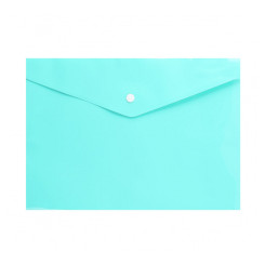 Папка-конверт Class на кнопке - 180 мкм - А4 - Зелёная