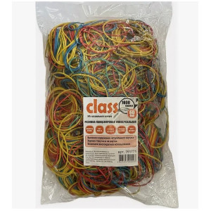 Резинки для банкнот Class - 60 мм - Ассорти - 1000 г