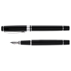 Ручка перьевая DV - Черная/серебро