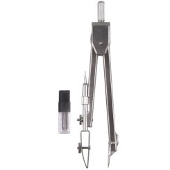 Готовальня Darvish - 2 предмета - Циркуль130 мм - Пластиковый футляр