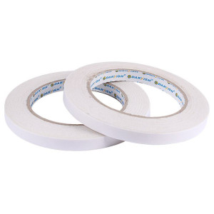 Скотч двусторонний DV - Полипропиленовая основа - 10 мм*38 м - Белый