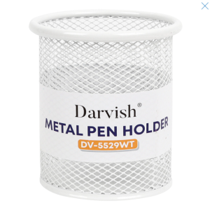 Стакан для канцелярских принадлежностей DV - Металлический - Белый