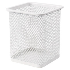 Стакан для канцелярских принадлежностей DV - Металлический - Белый