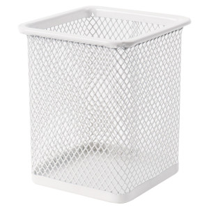 Стакан для канцелярских принадлежностей DV - Металлический - Белый