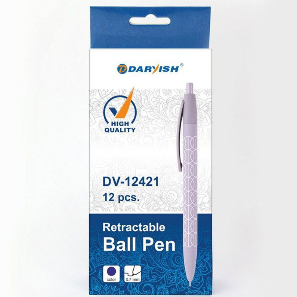 Авторучка шариковая Darvish - 0,7 мм - Синяя Авторучка шариковая Darvish - 0,7 мм - Синяя