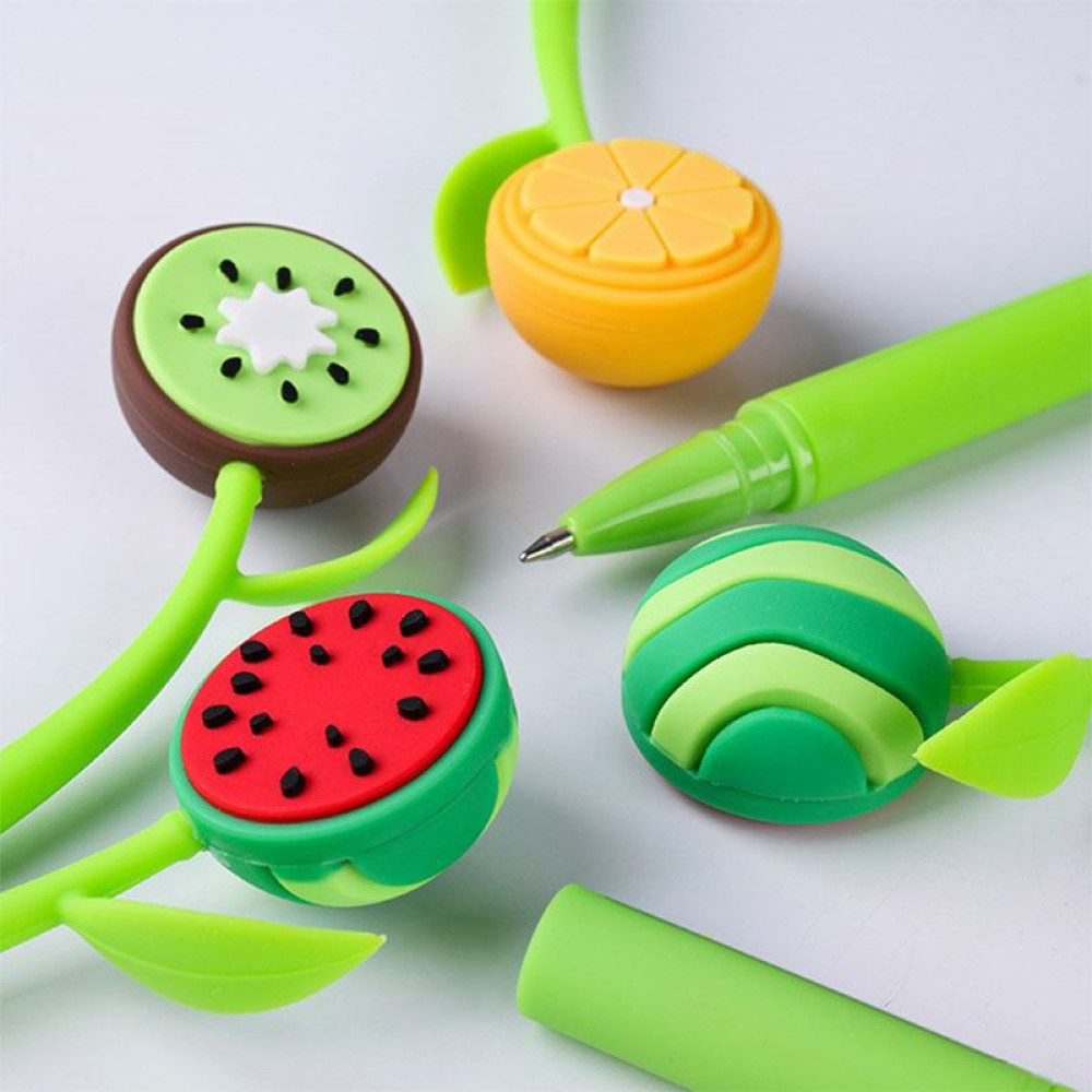 Ручка шариковая Darvish Фрукты - 0,7 мм - Синяя Ручка шариковая Darvish Фрукты - 0,7 мм - Синяя