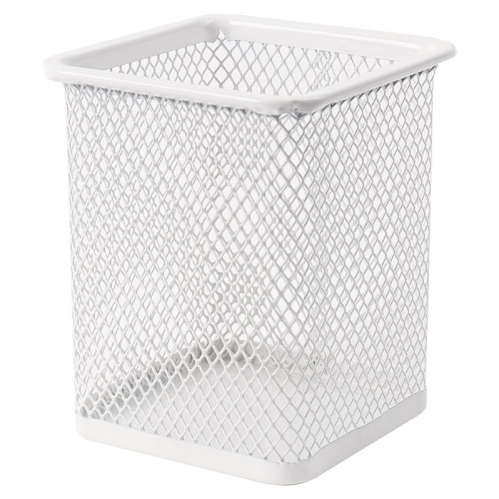 Стакан канцелярский металлический Darvish - Квадратный - Белый Стакан канцелярский металлический Darvish - Квадратный - Белый