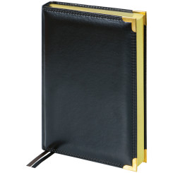 Ежедневник недатированный Delucci - А5 - 160 листов - Чёрный